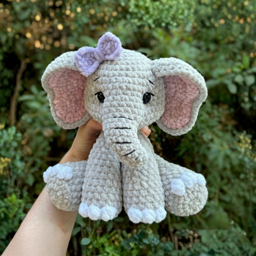 Crochet Elephant Plush Pattern