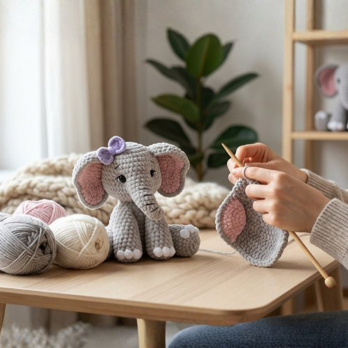 Crochet Elephant Plush Pattern