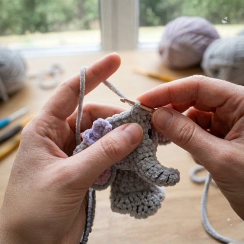 Crochet Elephant Plush Pattern